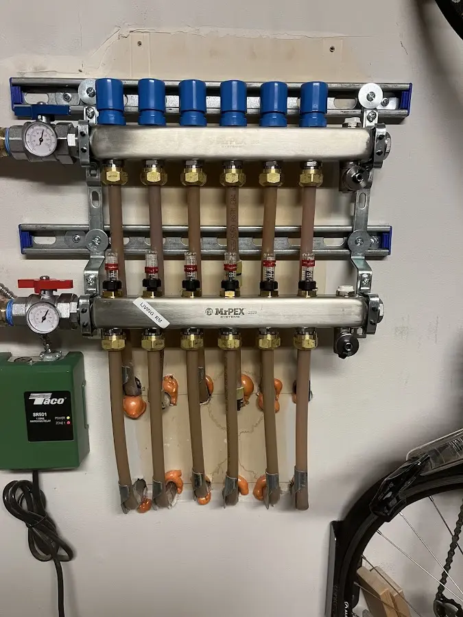 Plumber performing Gas Line Installation at a residential property in Amite City